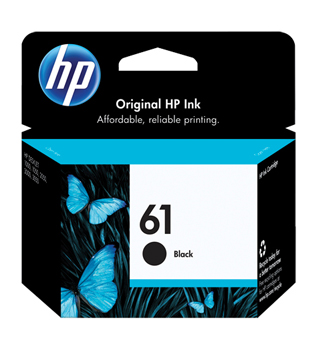 Genuine HP Inkjet Cartridge 61 Black 